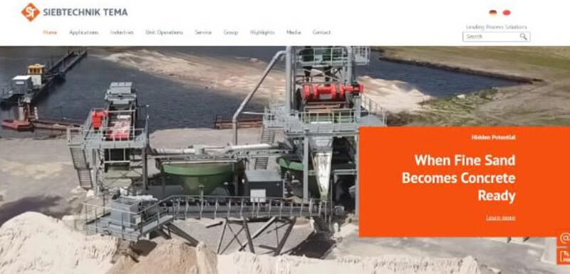 SIEBTECHNIK TEMA Company Profile