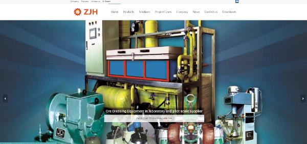 ZJH minerals Official Website capture